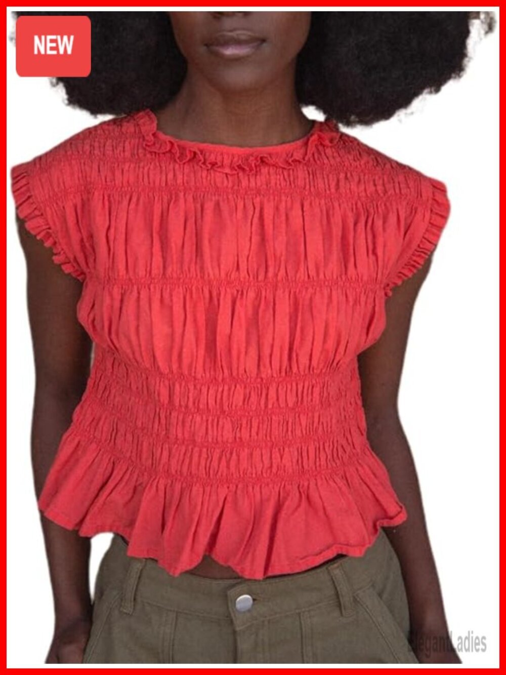 Y2K Tie Up Smocked Tank Top Sleeveless Crew Neck Crop Shirred Going Out Ruched